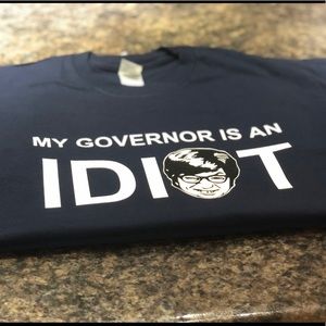 Janet Mills tshirt My governor is an idiot
